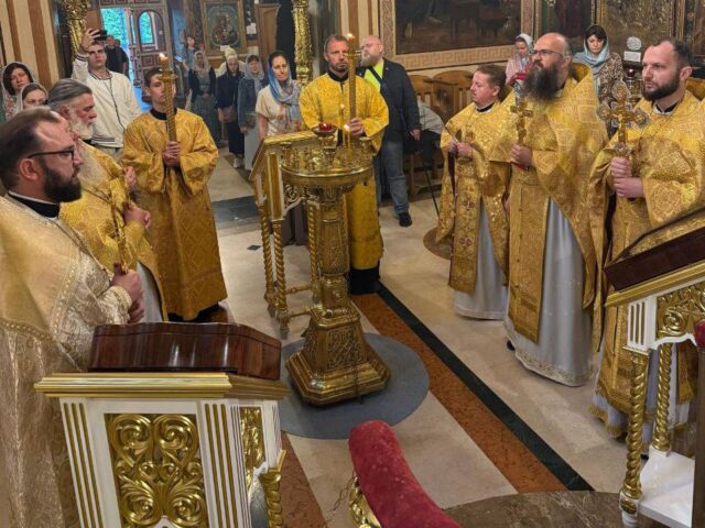 Паломники из Словакии посетили Московское Представительство Сербской Православной Церкви в день памяти епископа Моравичского Антония
