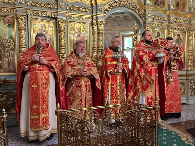 Литургия в Неделю о слепом
