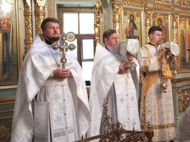 Литургия в праздник Преображения Господня