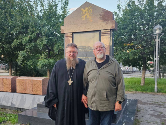 Архимандрит Серафим отдал дань памяти чехословацким легионерам, павшим в 1918 году в Челябинске